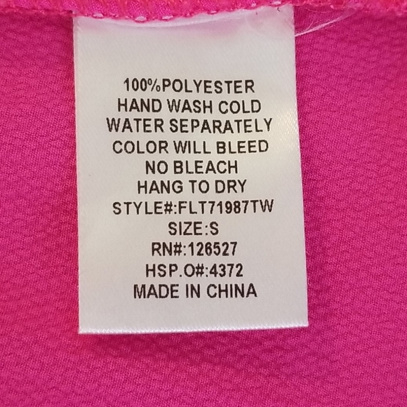 Kaitlyn Bright Pink Halter Top Size Small - Picture 5 of 5